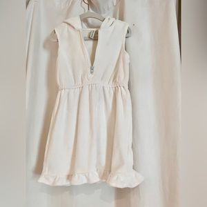 Janie and Jack white towel dress